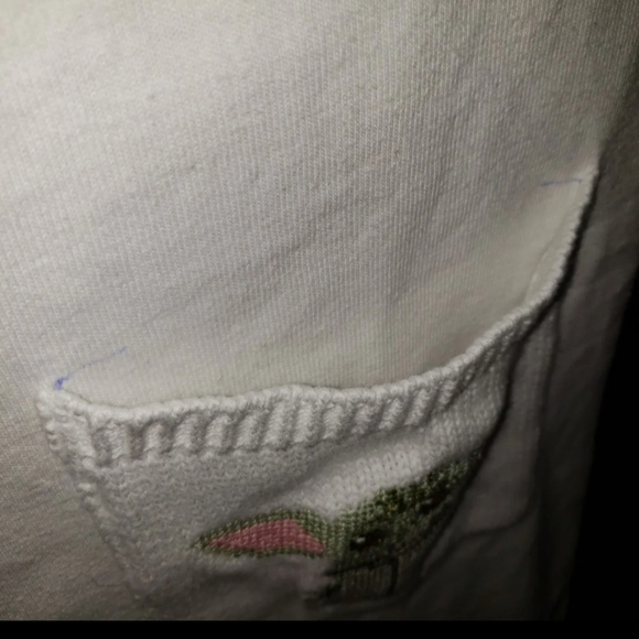 Zara Star Wars embroidered The child Grogu white t-shirt medium - Picture 3 of 5
